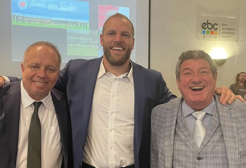 John Parrot & James Haskell with Austin Knight